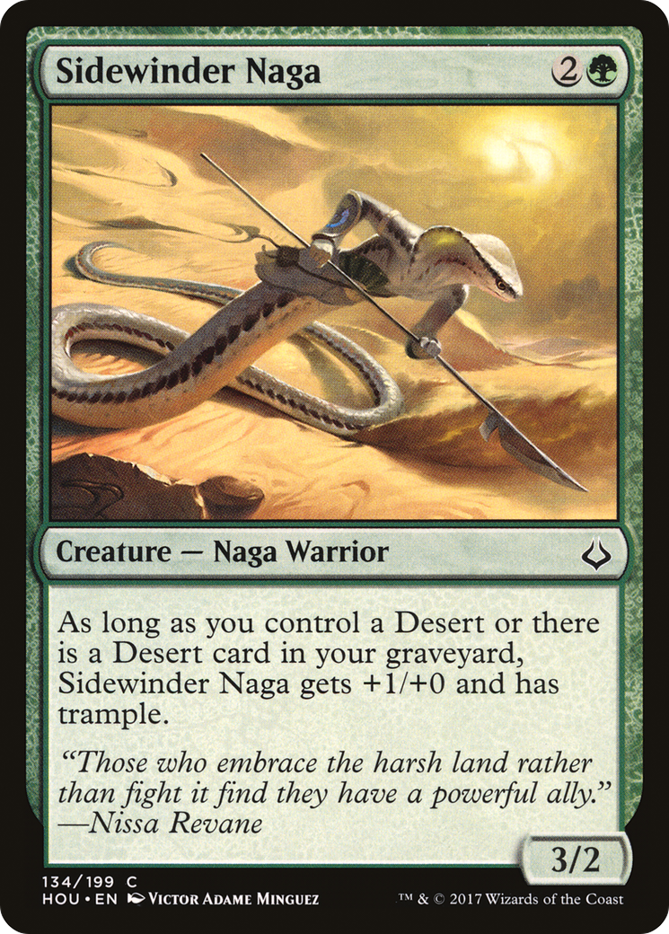 Sidewinder Naga (HOU-134) [Hour of Devastation] Foil MTG Single Wizards of the Coast