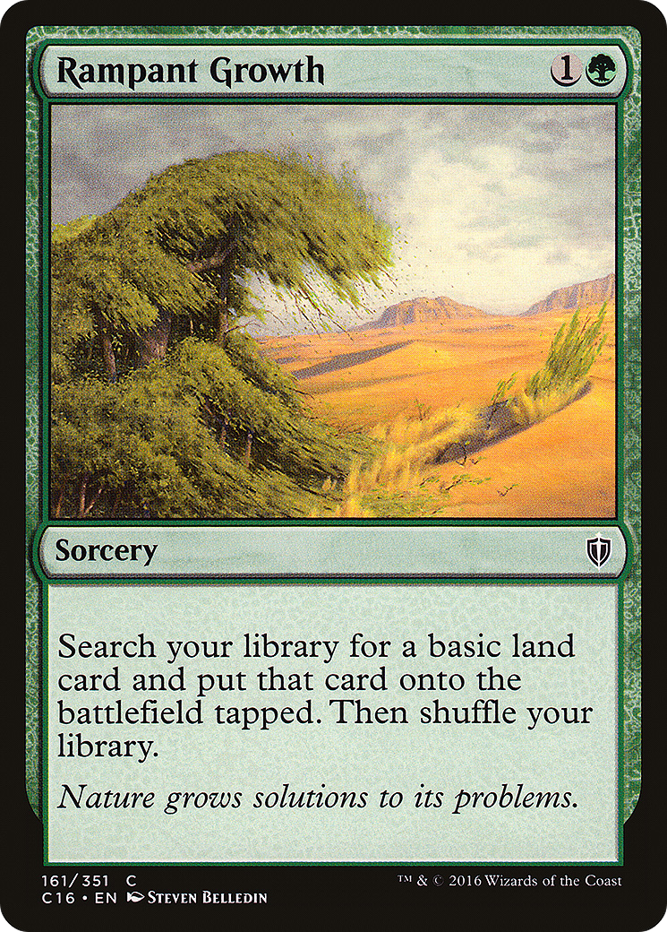Rampant Growth (C16-161) [Commander 2016] MTG Single Wizards of the Coast