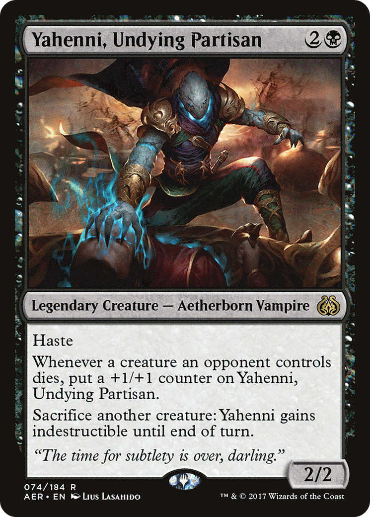 Yahenni, Undying Partisan (AER-074) [Aether Revolt] Foil MTG Single Wizards of the Coast