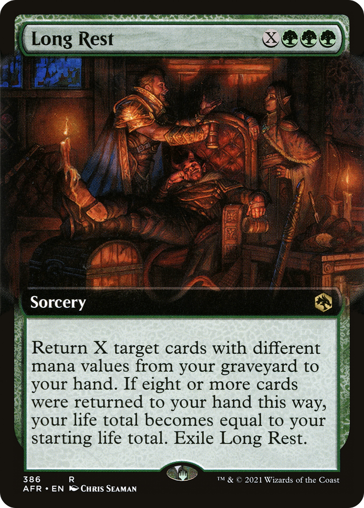 Long Rest (AFR-386) [Adventures in the Forgotten Realms] (Extended Art) MTG Single Wizards of the Coast