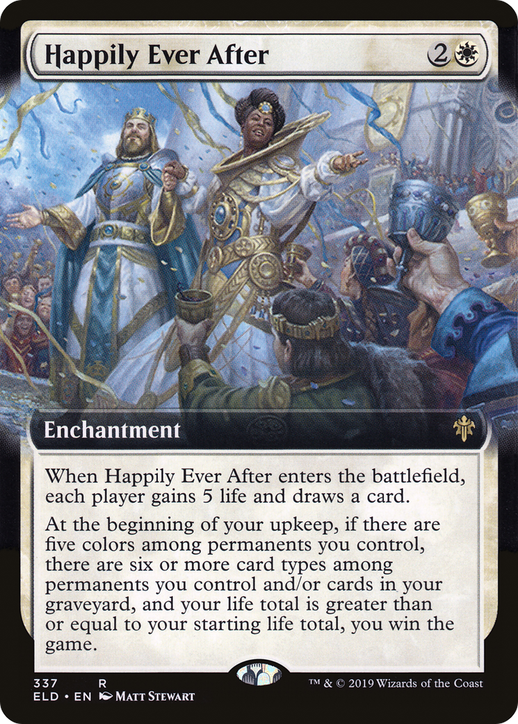 Happily Ever After (ELD-337) [Throne of Eldraine] (Extended Art) Foil MTG Single Wizards of the Coast