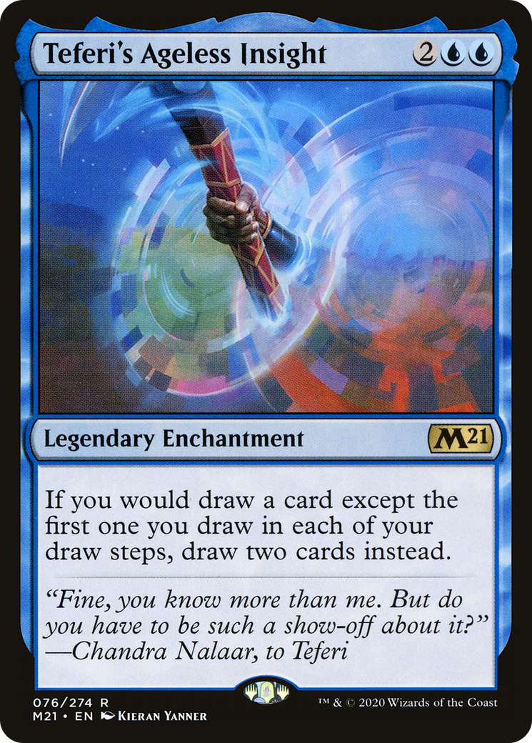 Teferi's Ageless Insight (M21-076) [Core Set 2021] MTG Single Wizards of the Coast