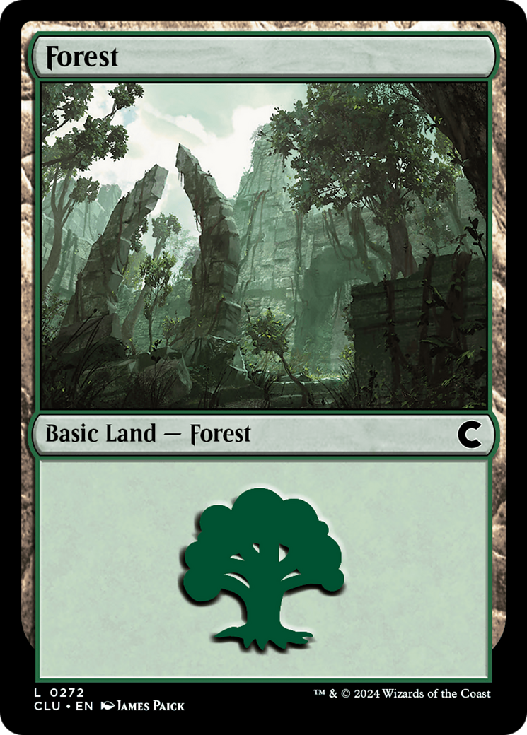 Forest (0272) (CLU-272) [Ravnica: Clue Edition] MTG Single Wizards of the Coast
