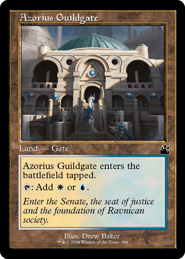 Azorius Guildgate (RVR-396) [Ravnica Remastered] Foil MTG Single Wizards of the Coast
