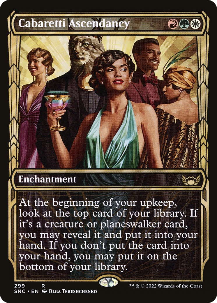 Cabaretti Ascendancy (SNC-299) [Streets of New Capenna] (Showcase) Foil MTG Single Wizards of the Coast