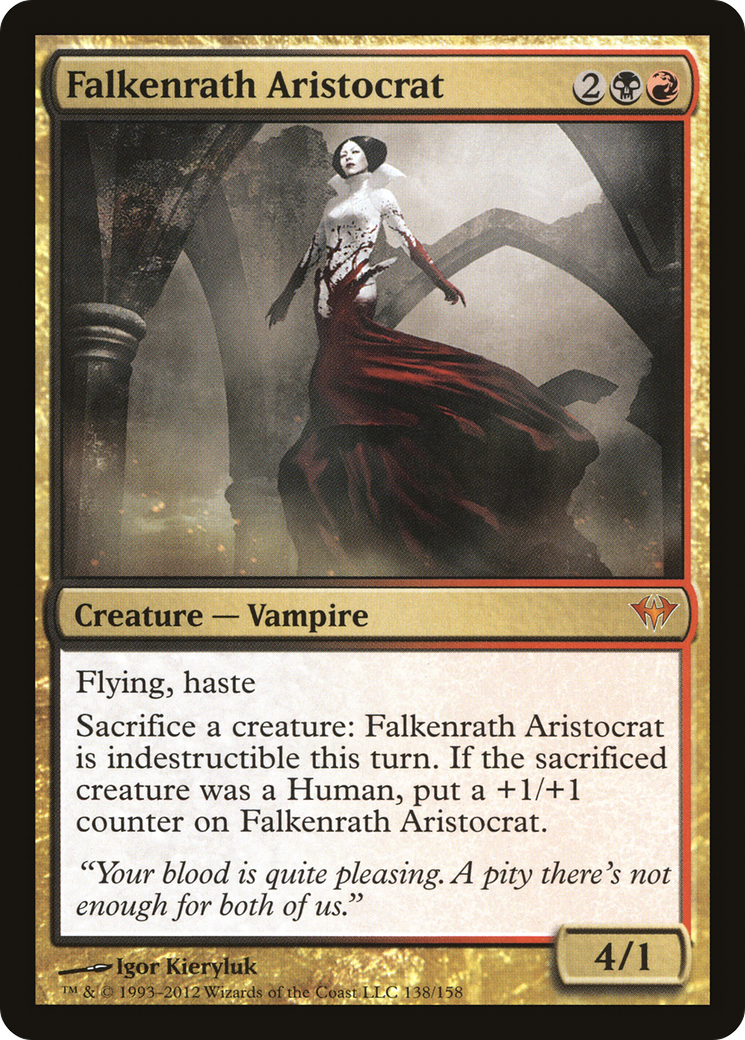 Falkenrath Aristocrat (DKA-138) [Dark Ascension] MTG Single Wizards of the Coast