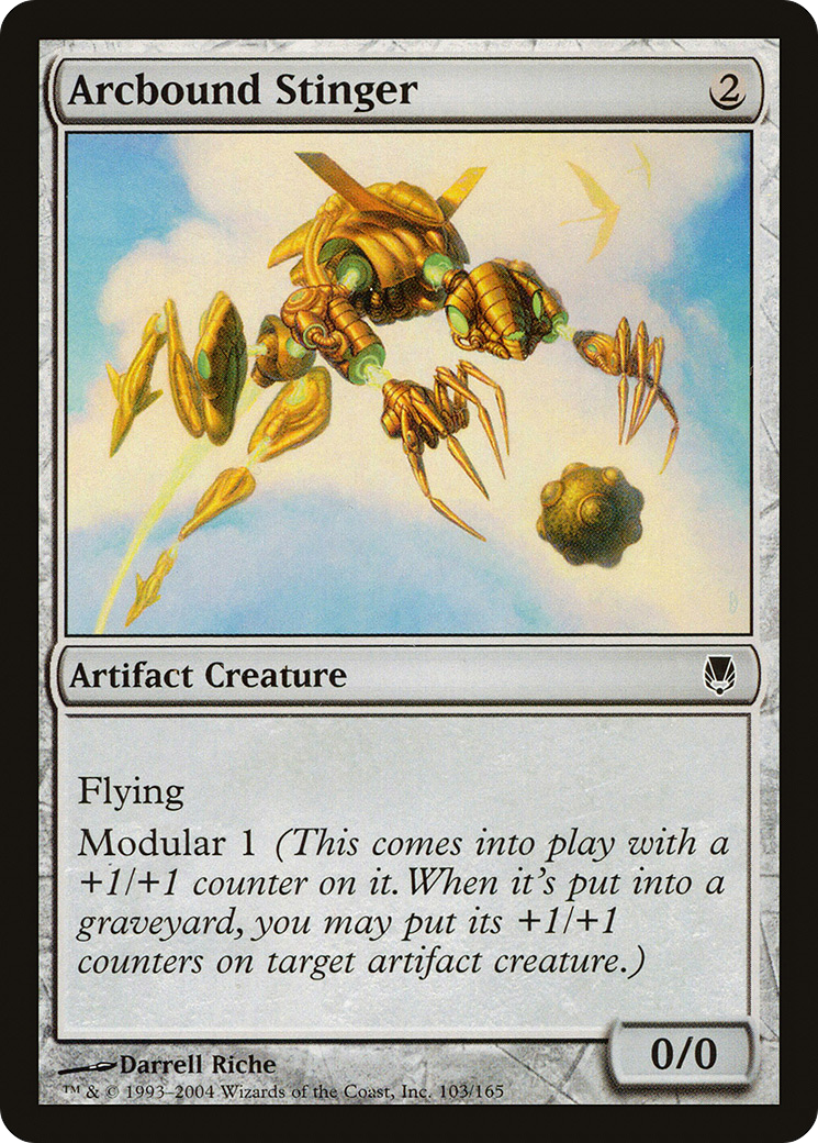 Arcbound Stinger (DST-103) [Darksteel] MTG Single Wizards of the Coast