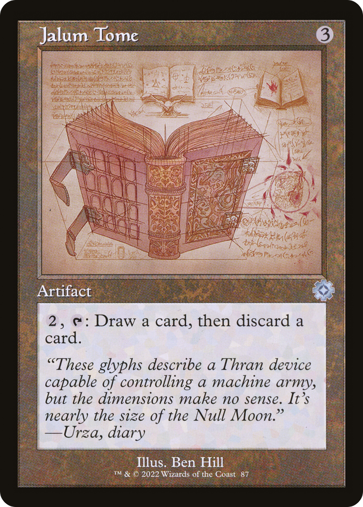 Jalum Tome (BRR-087) [The Brothers' War Retro Artifacts] Foil MTG Single Wizards of the Coast