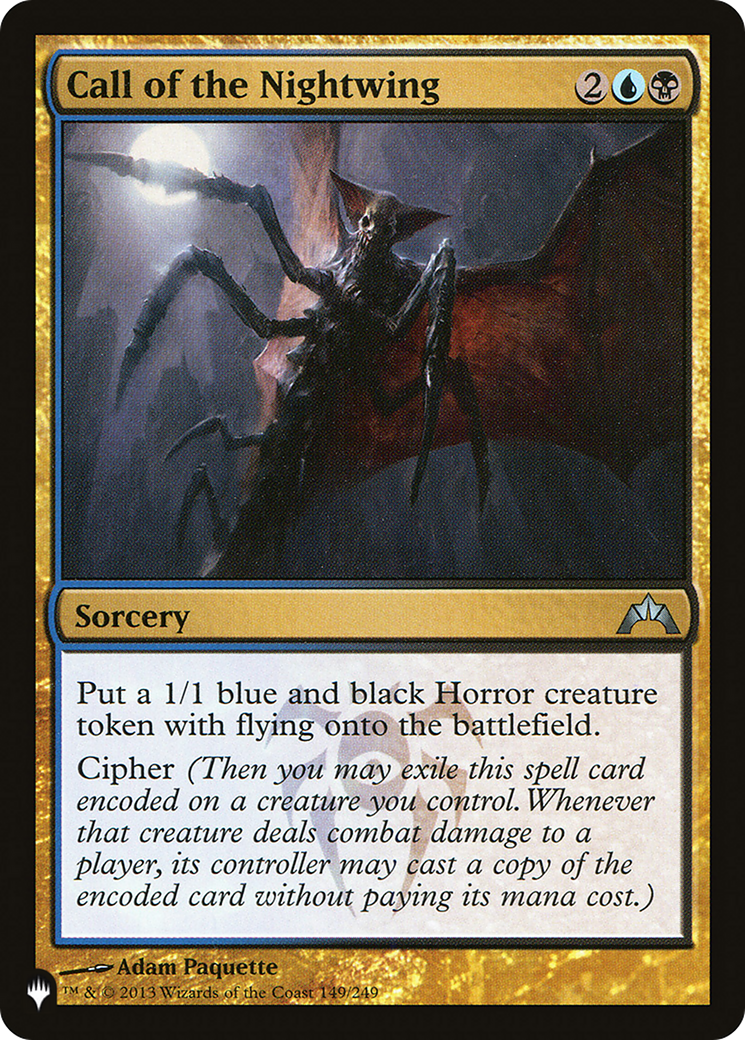 Call of the Nightwing (GTC) (LIST-149/249) [Mystery Booster] The List MTG Single Wizards of the Coast