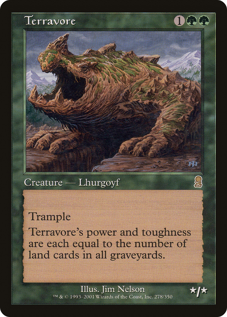 Terravore (ODY-278) [Odyssey] Foil MTG Single Wizards of the Coast