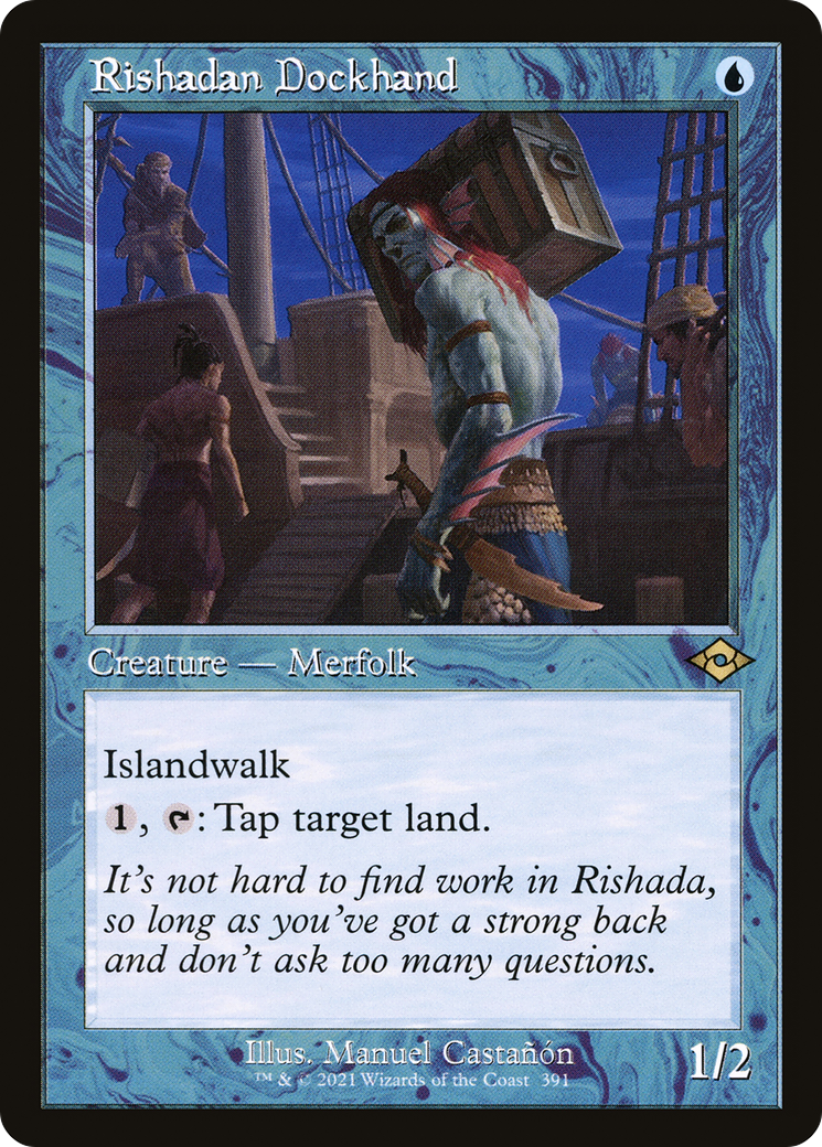 Rishadan Dockhand (MH2-391) [Modern Horizons 2] MTG Single Wizards of the Coast