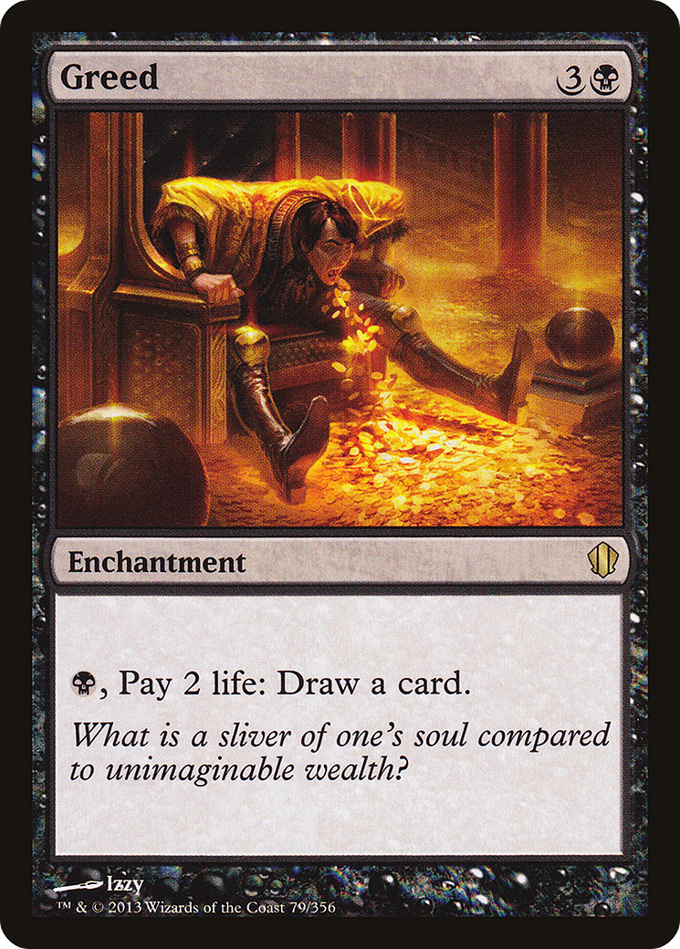 Greed (C13-079) [Commander 2013] MTG Single Wizards of the Coast