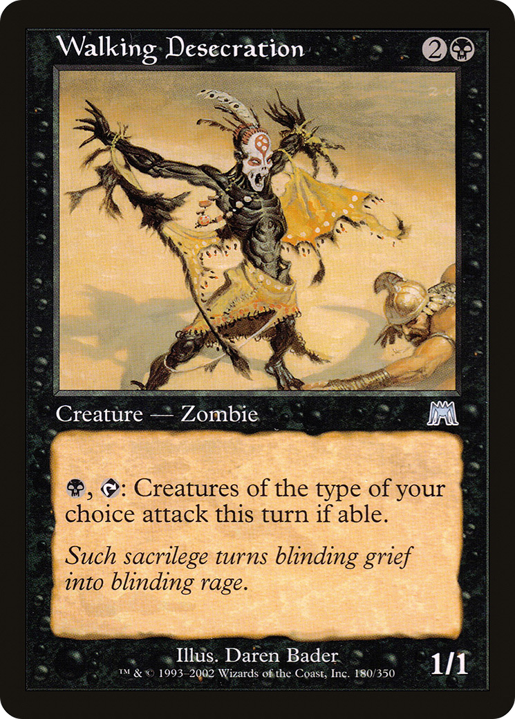 Walking Desecration (ONS-180) [Onslaught] MTG Single Wizards of the Coast