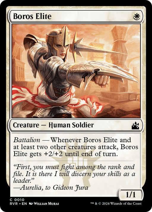 Boros Elite (RVR-010) [Ravnica Remastered] Foil MTG Single Wizards of the Coast