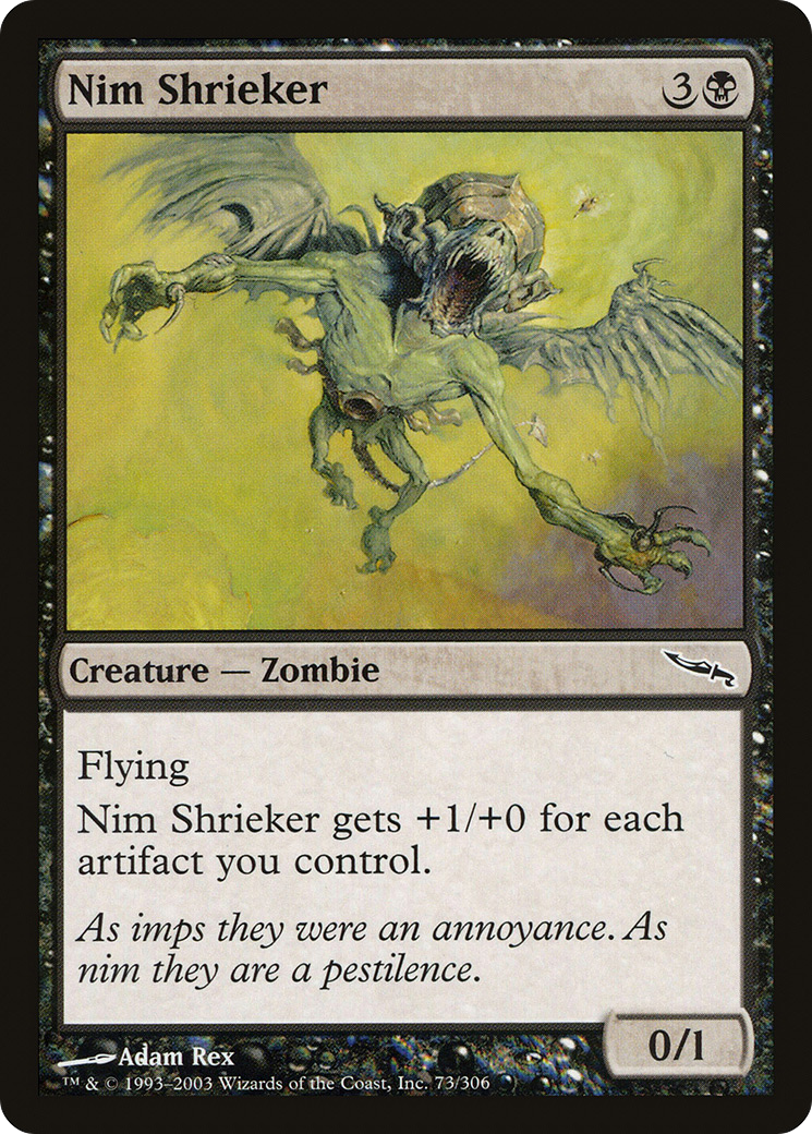 Nim Shrieker (MRD-073) [Mirrodin] MTG Single Wizards of the Coast