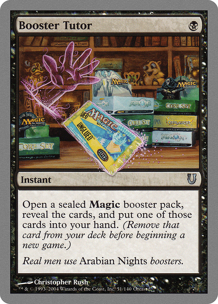 Booster Tutor (UNH-051) [Unhinged] MTG Single Wizards of the Coast