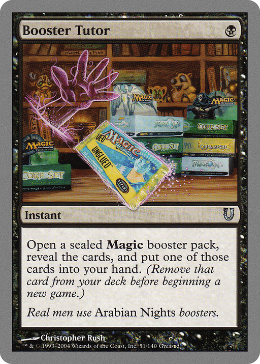 Booster Tutor (UNH-051) [Unhinged] Foil MTG Single Wizards of the Coast