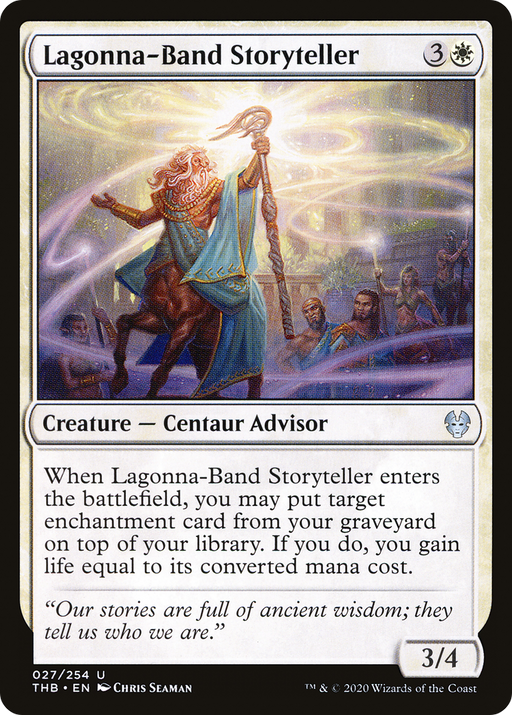 Lagonna-Band Storyteller (THB-027) [Theros Beyond Death] Foil MTG Single Wizards of the Coast