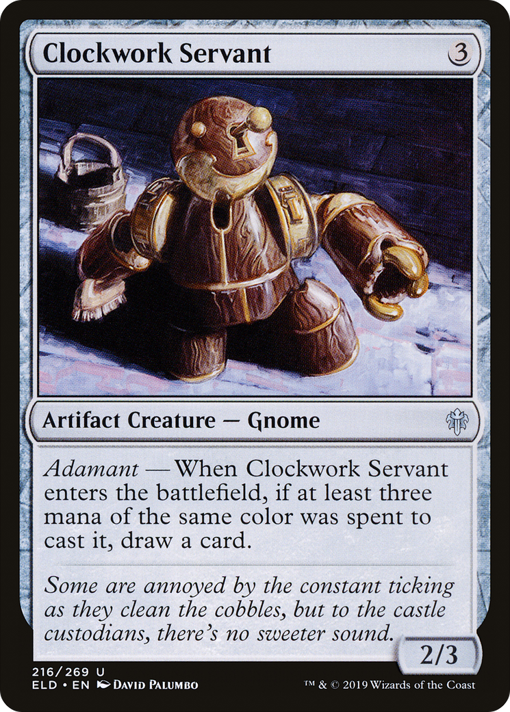 Clockwork Servant (ELD-216) [Throne of Eldraine] Foil MTG Single Wizards of the Coast