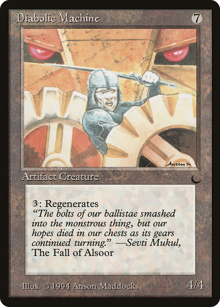 Diabolic Machine (DRK-101) [Oldschool] The Dark MTG Single Wizards of the Coast