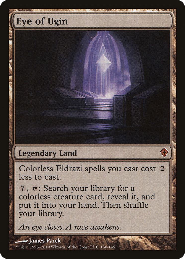 Eye of Ugin (WWK-136) [Worldwake] MTG Single Wizards of the Coast