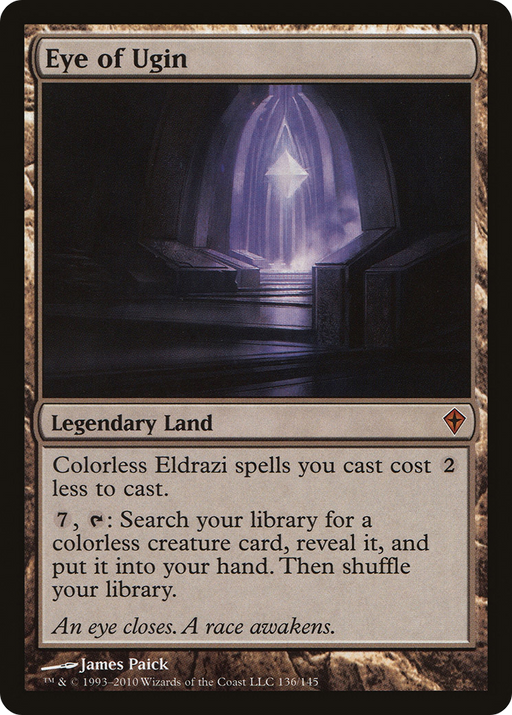 Eye of Ugin (WWK-136) [Worldwake] MTG Single Wizards of the Coast