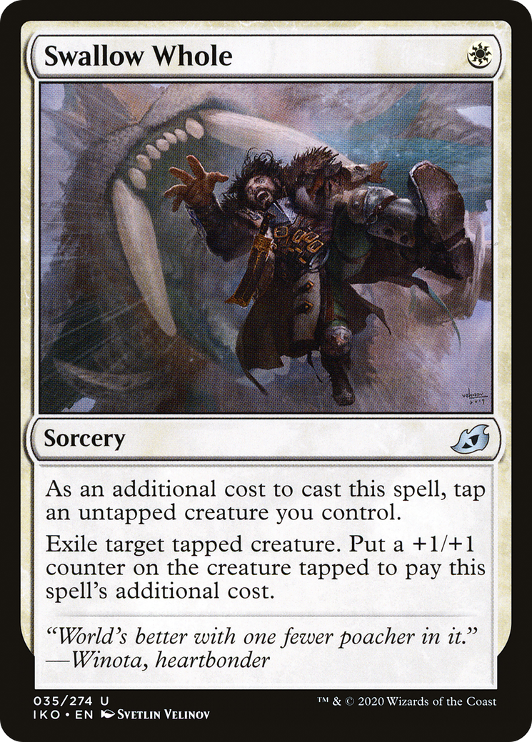 Swallow Whole (IKO-035) [Ikoria: Lair of Behemoths] MTG Single Wizards of the Coast