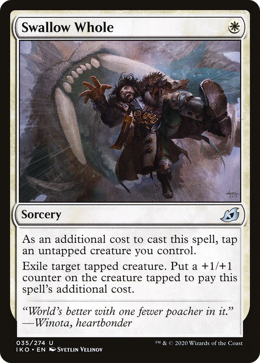 Swallow Whole (IKO-035) [Ikoria: Lair of Behemoths] MTG Single Wizards of the Coast