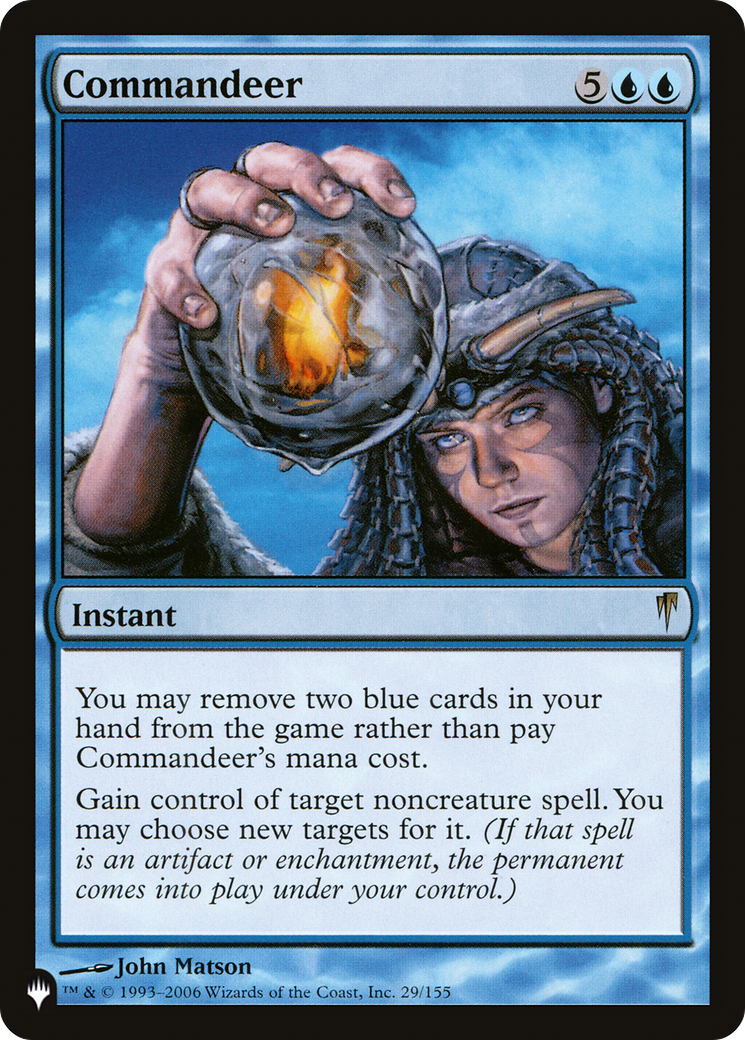 Commandeer (LIST-29/155) [Mystery Booster] The List MTG Single Wizards of the Coast