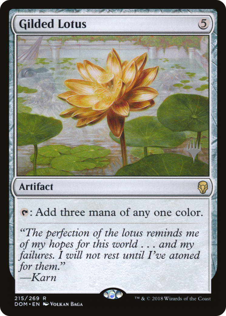 Gilded Lotus (PPM20-215P) [Dominaria Promos] Foil MTG Single Wizards of the Coast