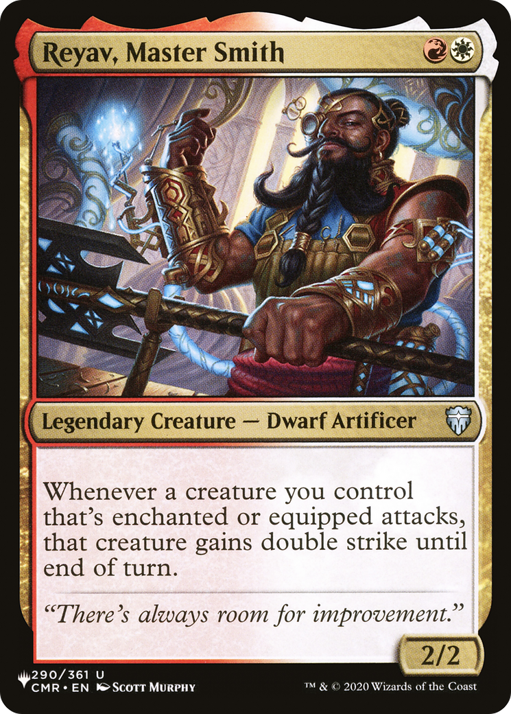 Reyav, Master Smith (LIST-CMR-290) [Mystery Booster] The List MTG Single Wizards of the Coast