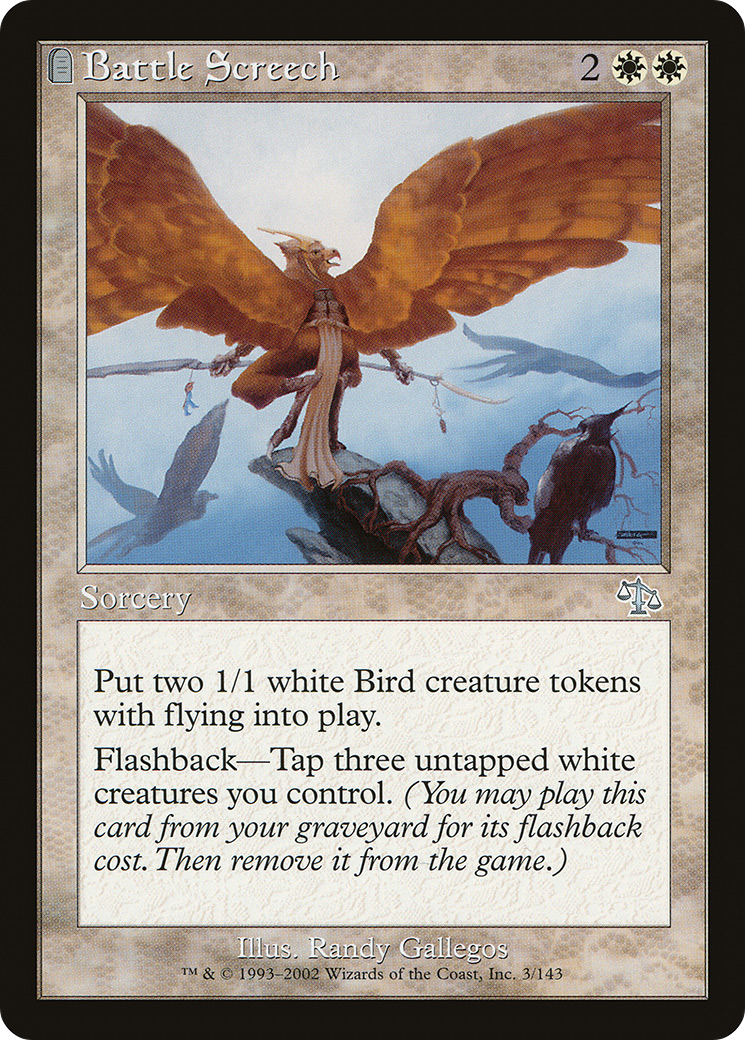Battle Screech (JUD-003) [Judgment] MTG Single Wizards of the Coast