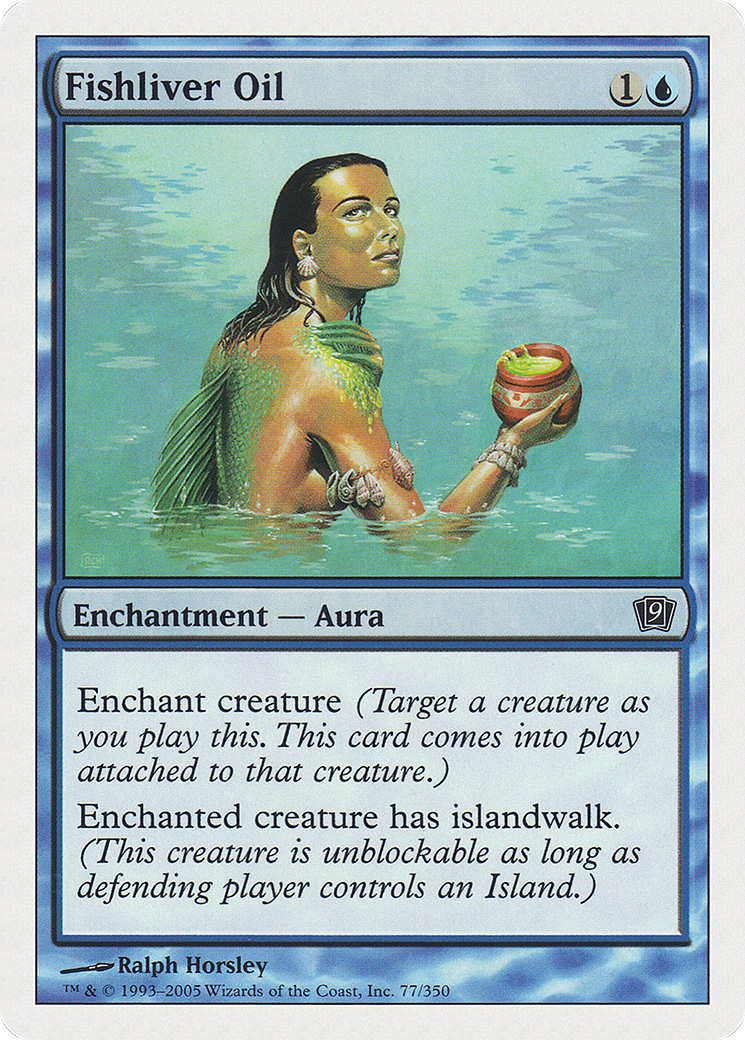 Fishliver Oil (9ED-077) [9th Edition] MTG Single Wizards of the Coast