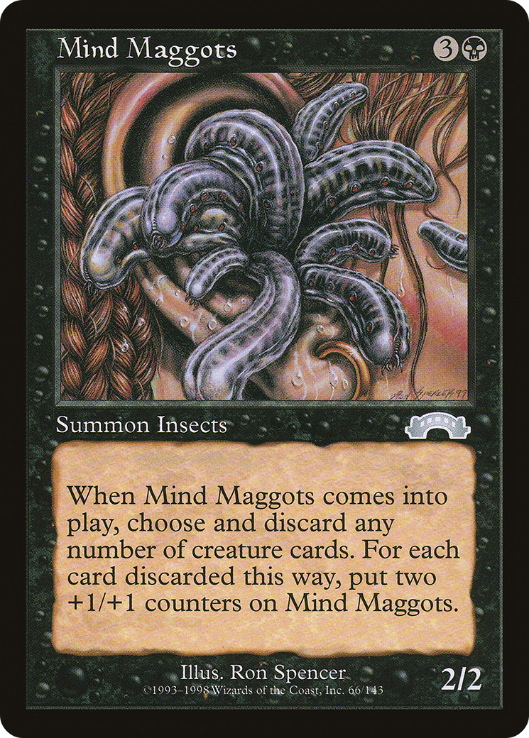 Mind Maggots (EXO-066) [Exodus] MTG Single Wizards of the Coast