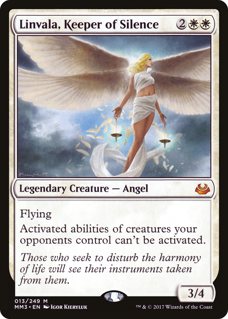 Linvala, Keeper of Silence (MM3-013) [Modern Masters 2017] Foil MTG Single Modern Masters 2017