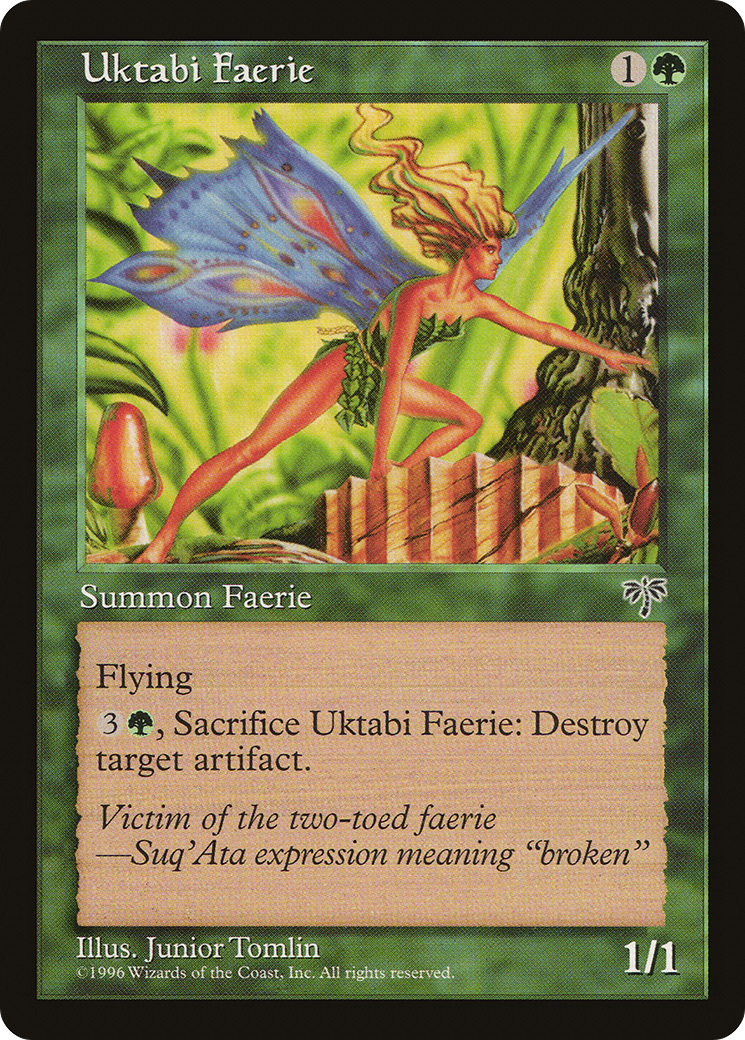 Uktabi Faerie (MIR-247) [Mirage] MTG Single Wizards of the Coast