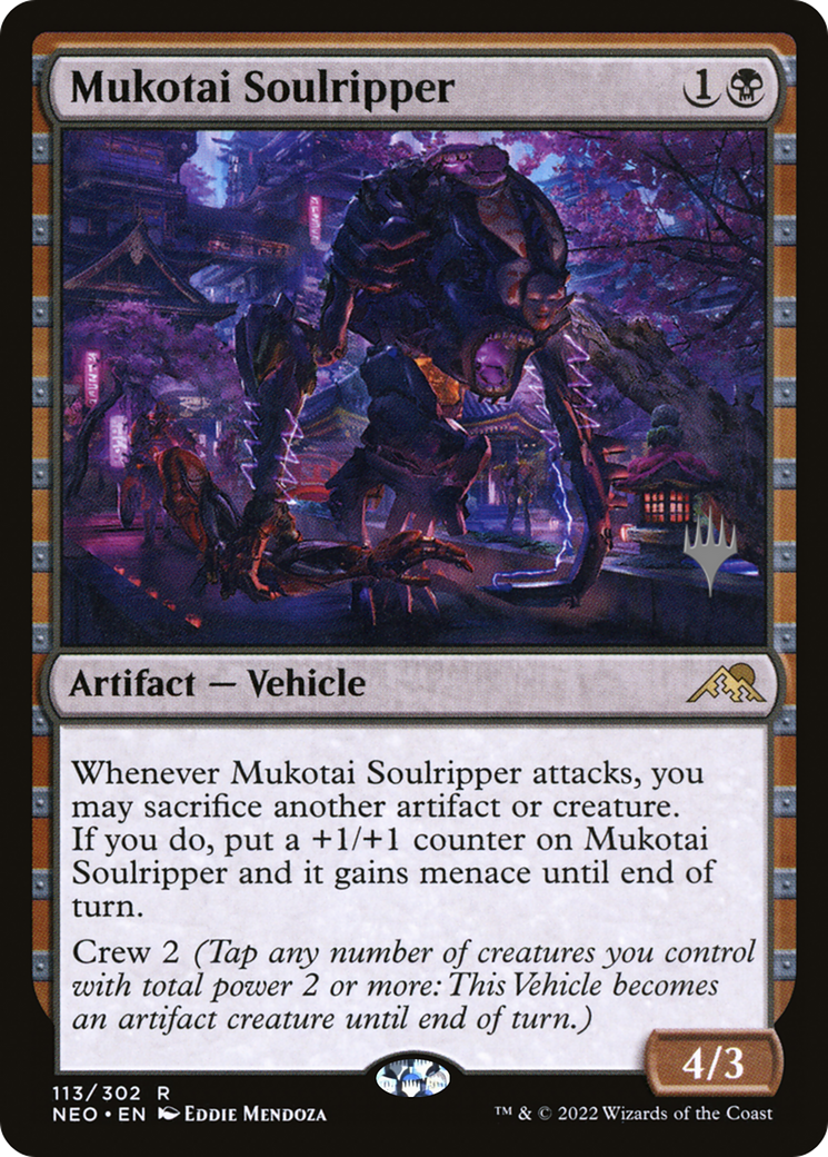 Mukotai Soulripper (PPNEO-113P) [Kamigawa: Neon Dynasty Promos] MTG Single Wizards of the Coast