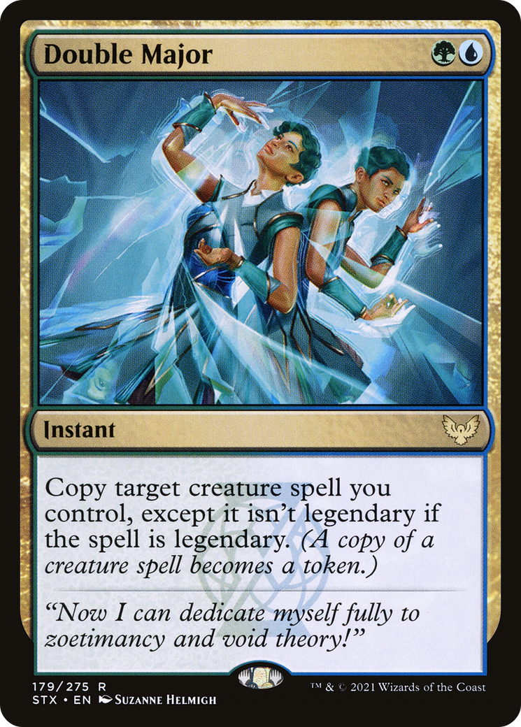 Double Major (STX-179) [Strixhaven: School of Mages] Foil MTG Single Wizards of the Coast