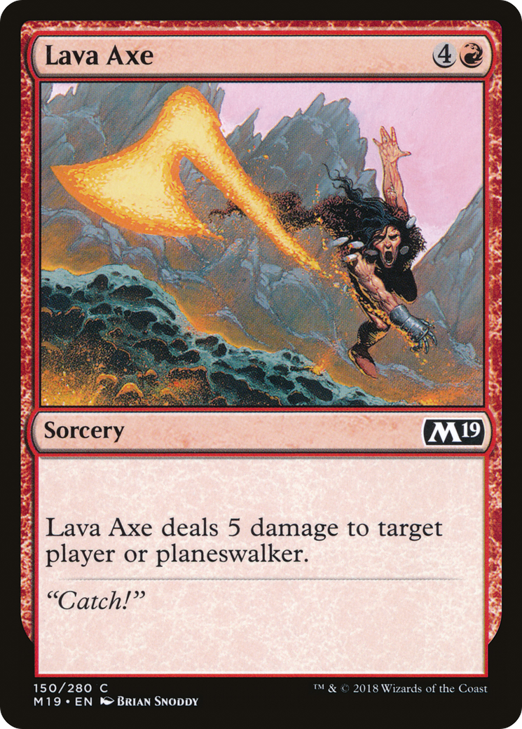 Lava Axe (M19-150) [Core Set 2019] MTG Single Wizards of the Coast