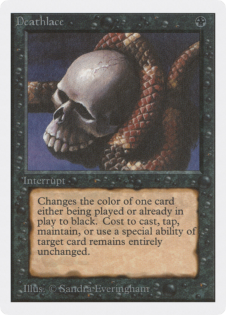 Deathlace (2ED-) [Oldschool] Unlimited Edition MTG Single Wizards of the Coast