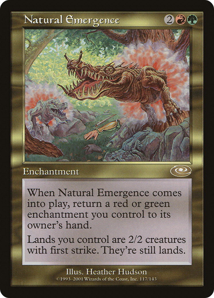 Natural Emergence (PLS-117) [Planeshift] MTG Single Wizards of the Coast