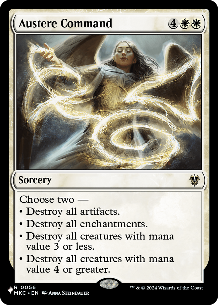 Austere Command (MKC) (LIST-0056) [Mystery Booster] The List MTG Single Wizards of the Coast