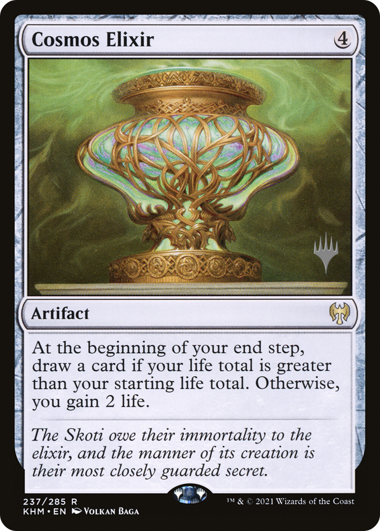 Cosmos Elixir (PPKHM-237) [Kaldheim Promos] MTG Single Wizards of the Coast