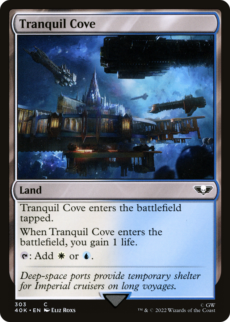 Tranquil Cove (40K-303) [Warhammer 40,000 Commander] MTG Single Wizards of the Coast