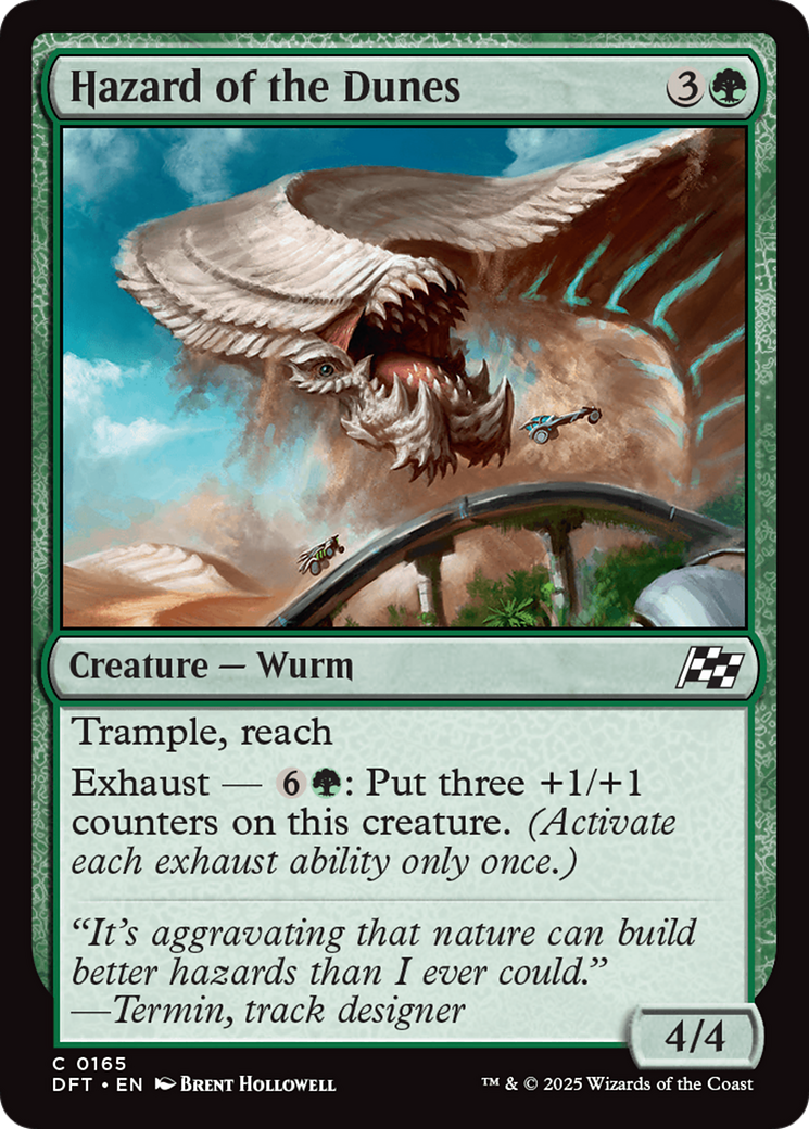 Hazard of the Dunes (DFT-165) [Aetherdrift] Foil MTG Single Wizards of the Coast