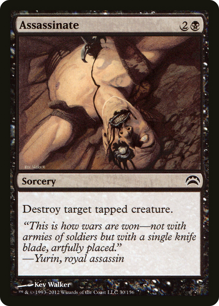 Assassinate (PC2-030) [Misc] Planechase 2012 Foil MTG Single Wizards of the Coast