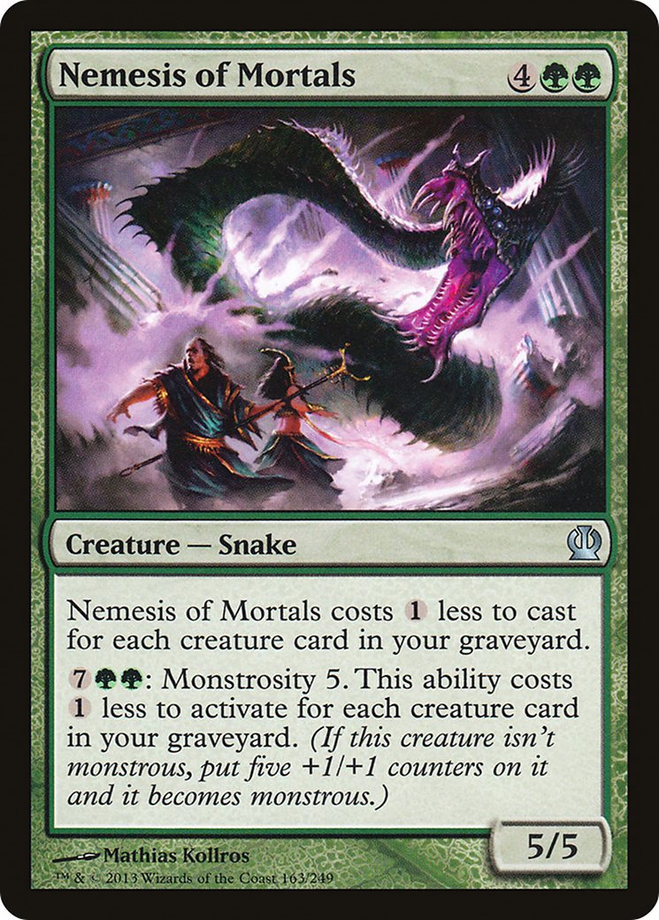 Nemesis of Mortals (THS-163) [Theros] Foil MTG Single Wizards of the Coast