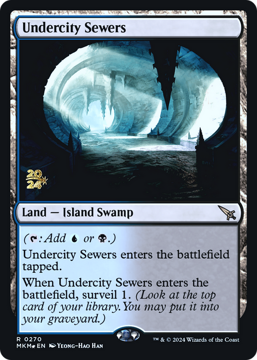 Undercity Sewers (PRE-270) [Murders at Karlov Manor Promos] Foil MTG Single Wizards of the Coast