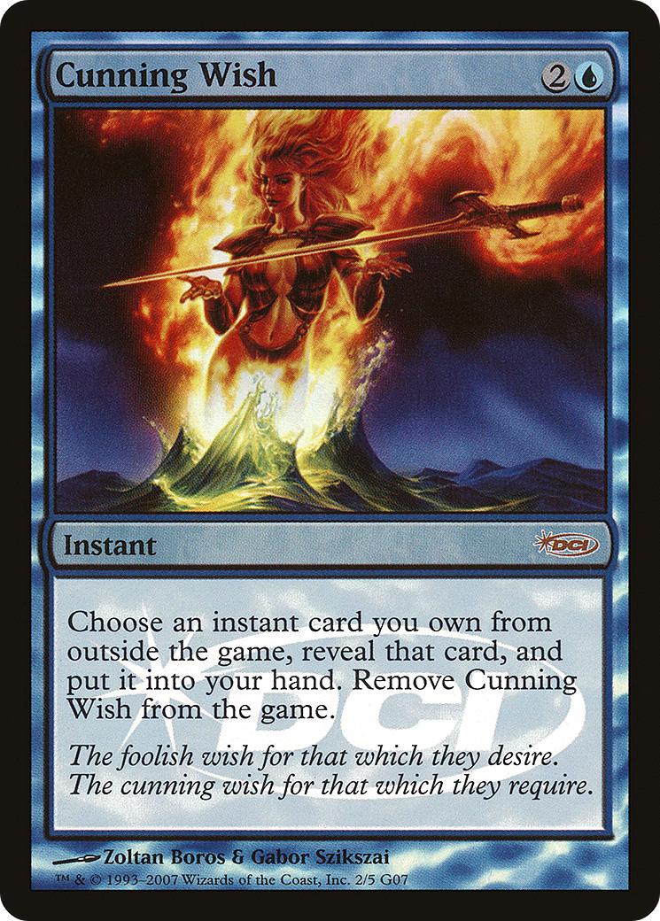 Cunning Wish (JDG-002) [Misc] Judge Gift Cards 2007 Foil MTG Single Wizards of the Coast