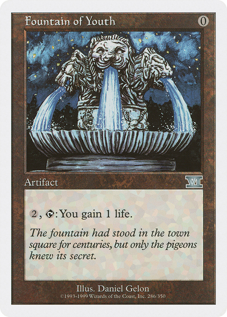 Fountain of Youth (6ED-286) [Classic Sixth Edition] MTG Single Wizards of the Coast